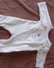 Pyjama blanc ourson 1M