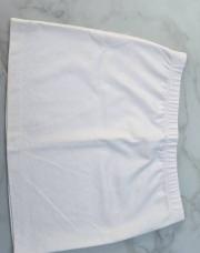 Jupe blanche élastique à la taille (taille 5)