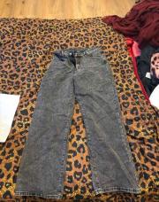 jeans gris foncé shein taille S 