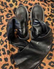 botte haute noir pointure 36