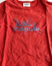 T-shirt manche longue rouge 3M