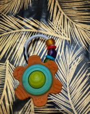 Jouet sensoriel orange qui tourne 