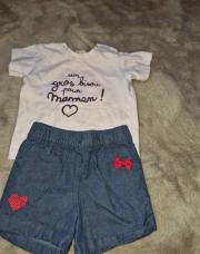 Ensemble tshirt  short 3m