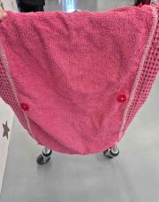 Housse pour protéger le siège voiture rose
