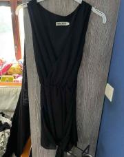 Robe noire ceinture 