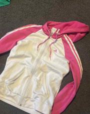 Veste adidas blanc/ rose 