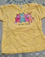 Thee shirt jaune 80