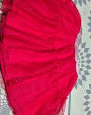 Jupe rouge a paillette 18m