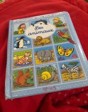 Livre bleu les animaux 