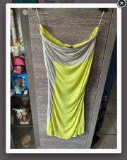 Robe bustier jaune 