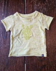 T-shirt noppies jaune 1 mois
