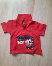 Polo rouge Mickey C&A , 1 an 