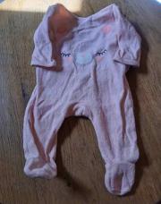 Pyjama rose chat kiabi 3M