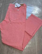 Jeans slim rose corail neuf Violeta 50