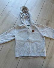 Gilet beige à capuche obaibi 12M