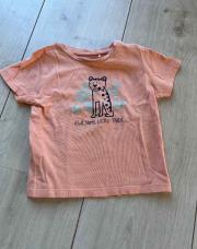 T-shirt à courte manche orange Soliver 80cm