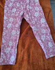Legging rose fleurs-92-C&A