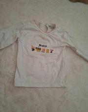 Blouse blanche sweet taille 12 mois