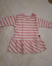 Tunique ligné rose et blanc taille 68