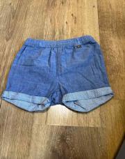 Short bleu H&M 9/12m