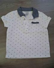 Polo kiabi 18M blanc 