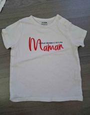 T shirt kiabi maman 18M 