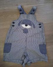 Salopette bleu chien 18M 