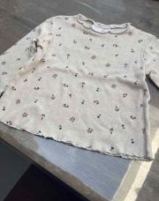Blouse beige ZARA 3/4 ans 