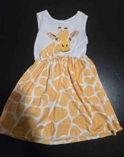 Robe girafe 3/4ans