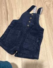 Salopette short 9 mois 