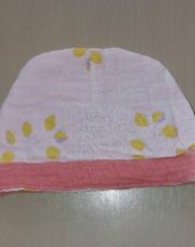 Bonnet rose et terracotta - naissance 