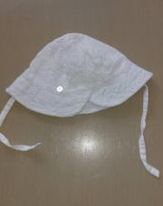 Chapeau blanc - Obaïbi - 74cm/9mois