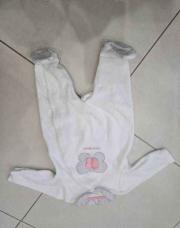 Pyjama okaidi 1 mois blanc et rose