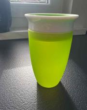 Grand gobelet anti goutte vert