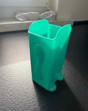 Porte brique vert