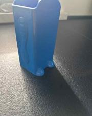 Porte brique bleu 