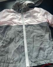 Veste rose et grise 