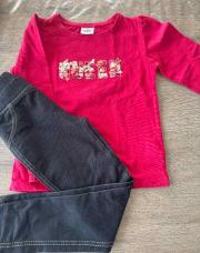 5 ans, ensemble fille t-shirt tao, jegging 