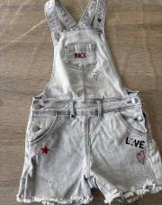 6ans, fille salopette rock 