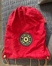 Sac de gym kipling rouge 