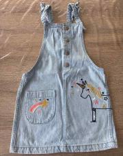 6 ans, robe salopette licorne kiabi 