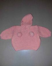 Pull en laine - fait main - 3mois 