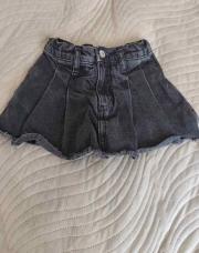 Short-jupe en jeans 6ans 