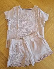 Kiabi- Ensemble vieux rose - 2A