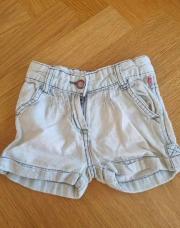 Short jeans clair bouton fleur- 80