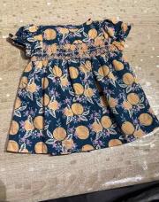 Robe bleu orange 3 mois 