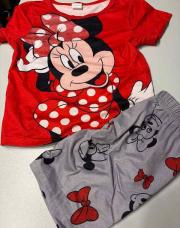 Pyjashort Minnie rouge 98