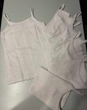 Lot 6 chemisettes blanche Kiabi 92/98