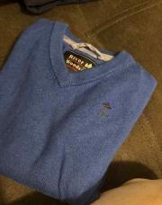 Pull riverwood bleu 