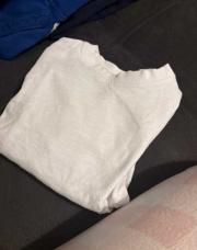 T-shirt blanc longue manche 